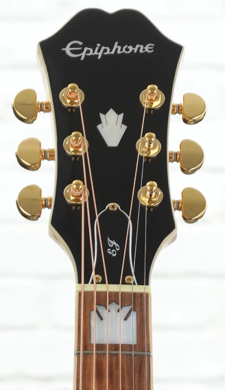 Epiphone J200EC Studio Solid Top Fishman Sonitone VN Vintage Natural gitara elektro-akustyczna (EJ200)
