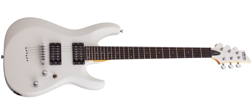 Schecter C-6 Deluxe Satin White (SWHT)