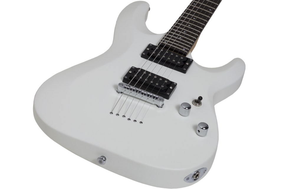 Schecter C-6 Deluxe Satin White (SWHT)