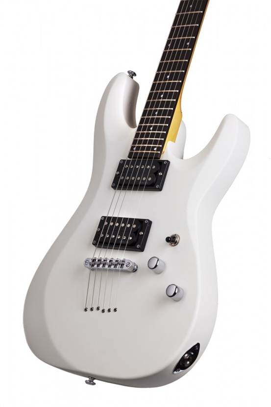 Schecter C-6 Deluxe Satin White (SWHT)