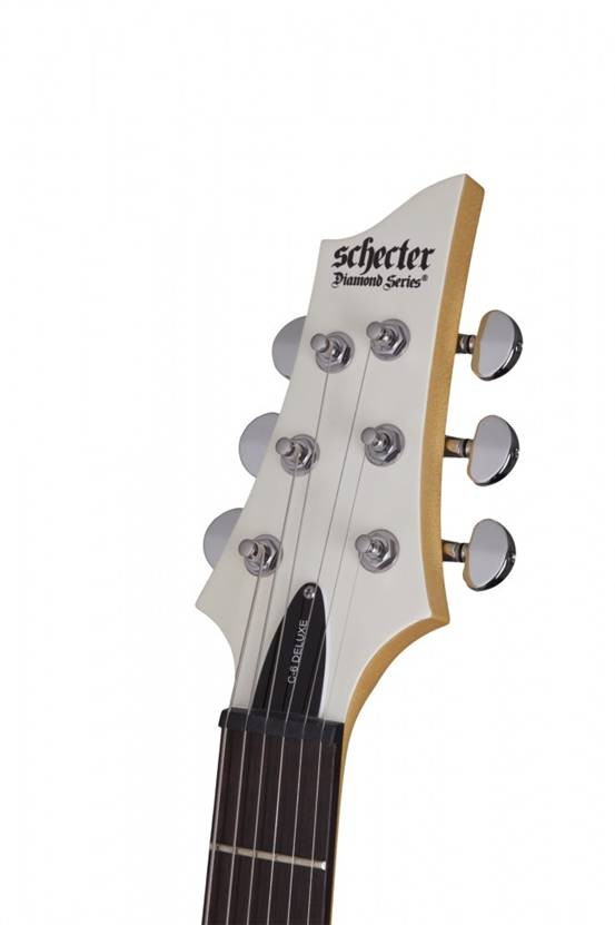Schecter C-6 Deluxe Satin White (SWHT)