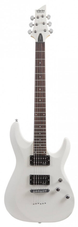 Schecter C-6 Deluxe Satin White (SWHT)