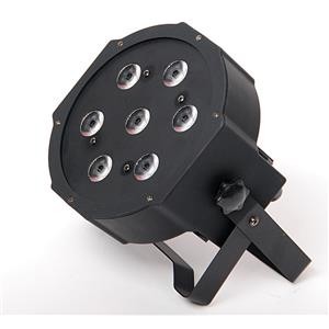 LED PAR TRI FLAT RGB 7x 3Watt