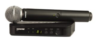 SHURE BLX24/SM58 - mikrofon bezprzewodowy