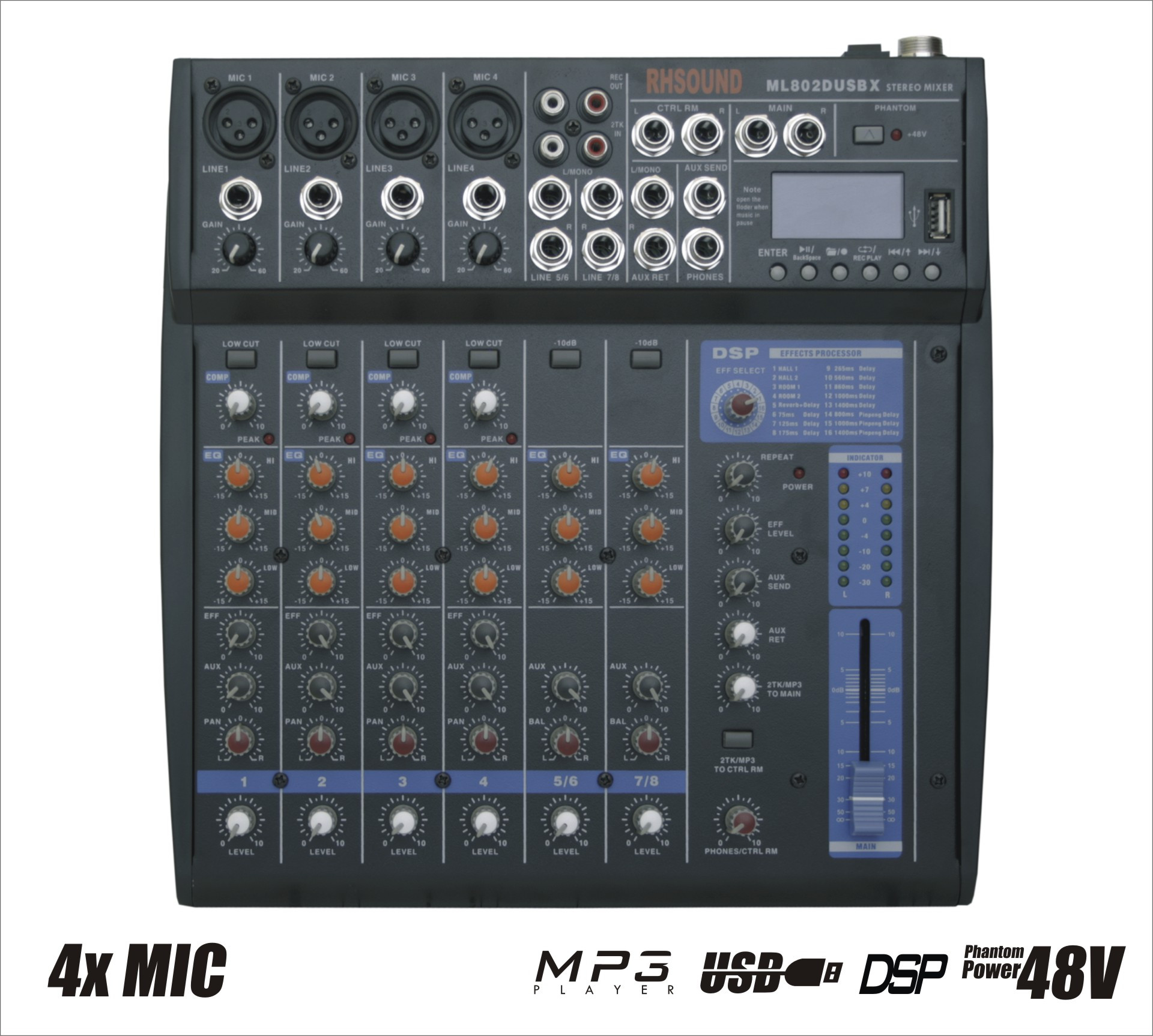 RH Sound ML-802DUSBX