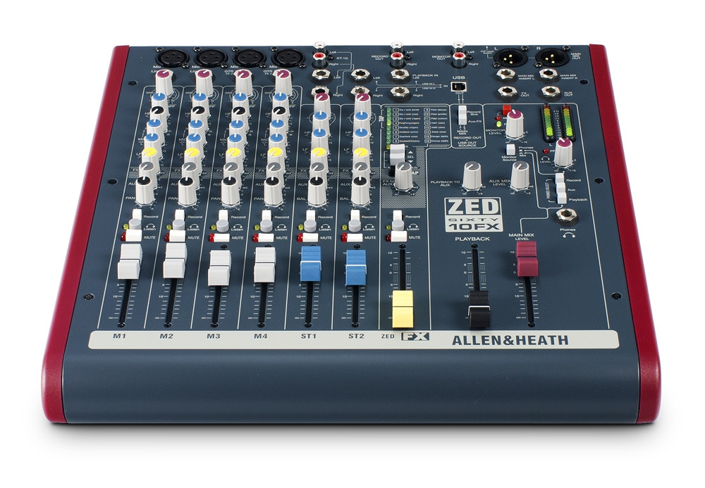 Allen&Heath ZED60 10FX mikser dźwięku z efektem