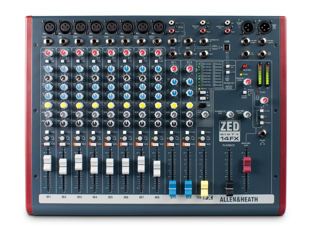 Allen&Heath ZED60 14FX mikser dźwięku z procesorem efektów