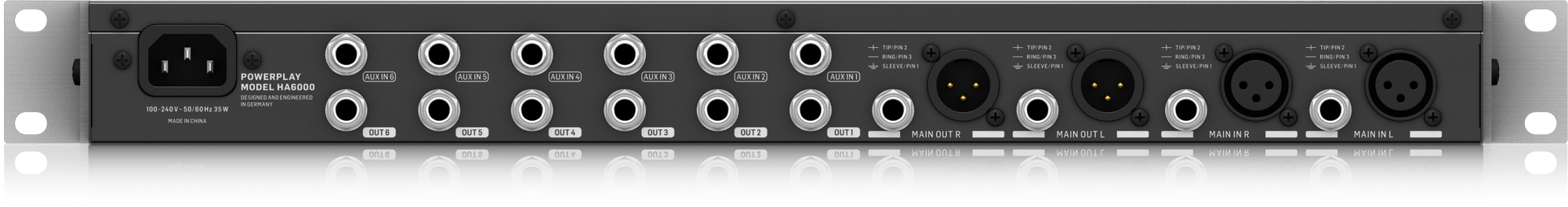 Behringer HA6000 Powerplay wzmacniacz słuchawkowy