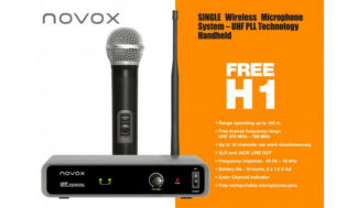 NOVOX FREE H1 Bezprzewodowy mikrofon doręczny