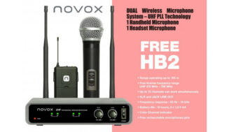 NOVOX FREE HB2 Podwójny zestaw bezprzewodowy