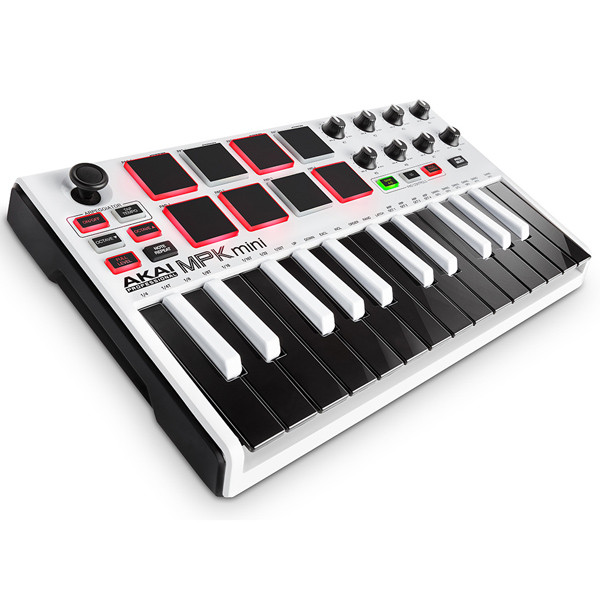 AKAI MPK MINI 2 WHITE – klawiatura sterująca kontroler