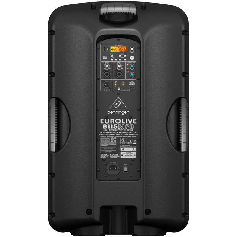Behringer B115MP3 + ULM202USB Kolumna aktywna z 2 mikrofonami bezprzewodowymi