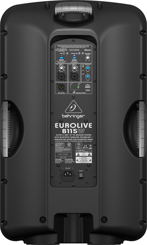 Behringer B115W + ULM202USB Kolumna aktywna z 2 mikrofonami bezprzewodowymi