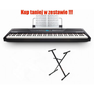 Alesis RECITAL PRO Pianino cyfrowe - zestaw ze statywem