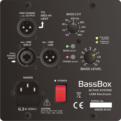 LDM BASSBOX18/X - aktywny subbas, subwoofer.
