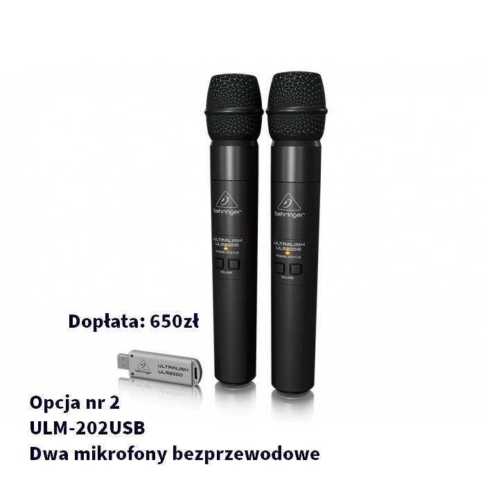 BEHRINGER EPS500 MP3 - kompaktowy zestaw nagłośnieniowy