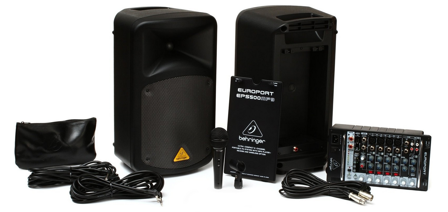 BEHRINGER EPS500 MP3 - kompaktowy zestaw nagłośnieniowy