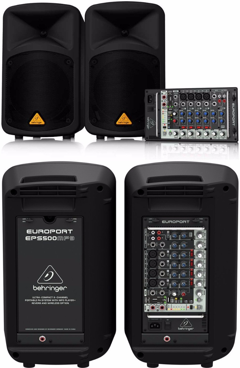 BEHRINGER EPS500 MP3 - kompaktowy zestaw nagłośnieniowy
