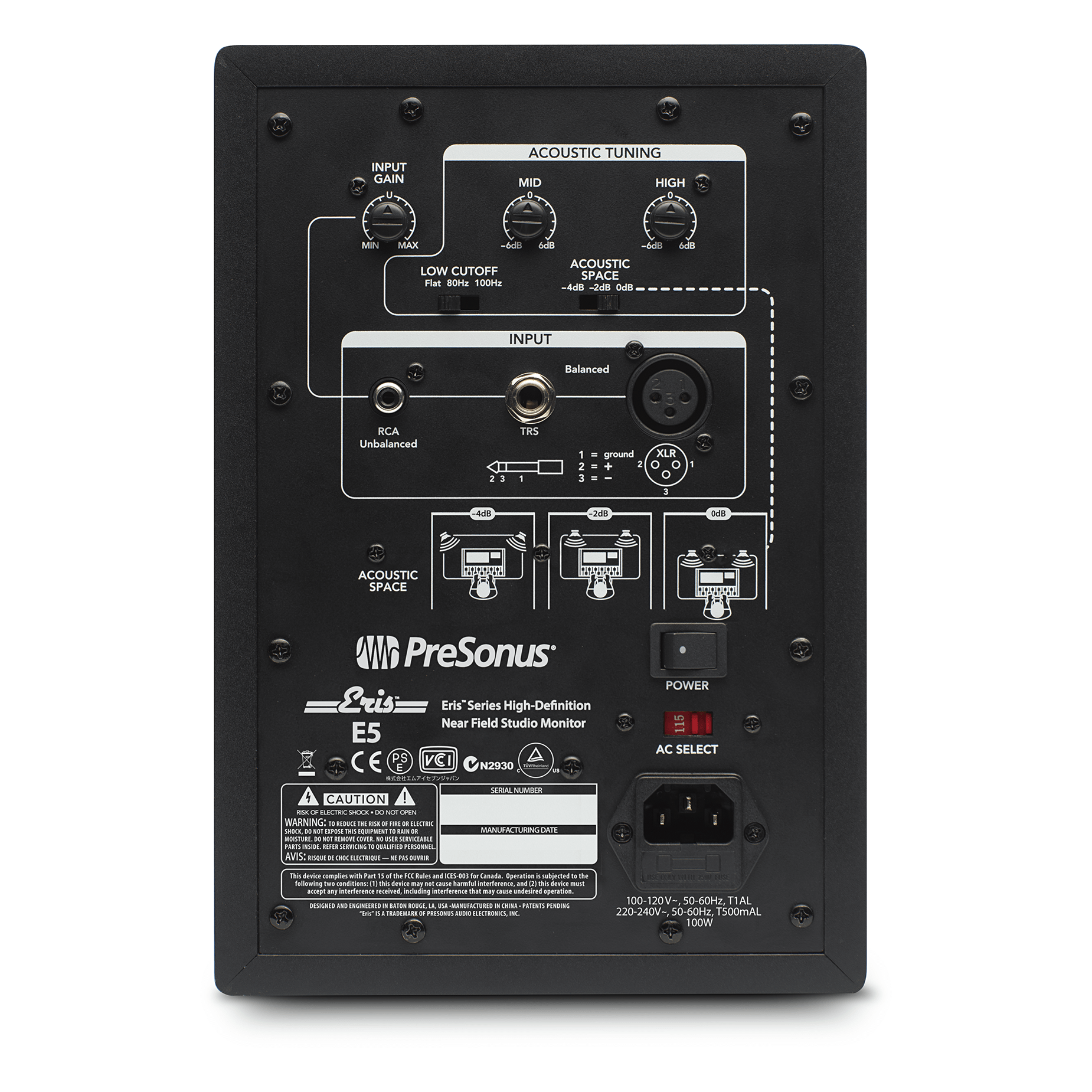PreSonus Eris E5 SET - para aktywnych monitorów studyjnych