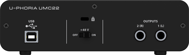 Behringer U-PHORIA UMC22 - interfejs audio USB