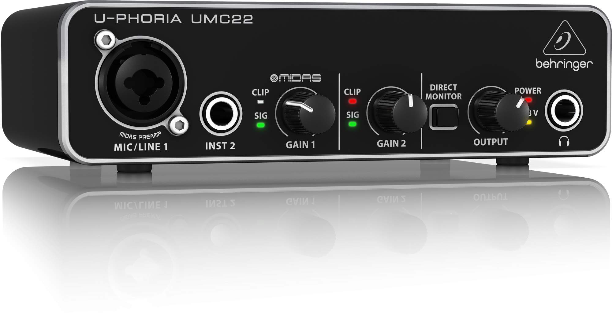 Behringer U-PHORIA UMC22 - interfejs audio USB
