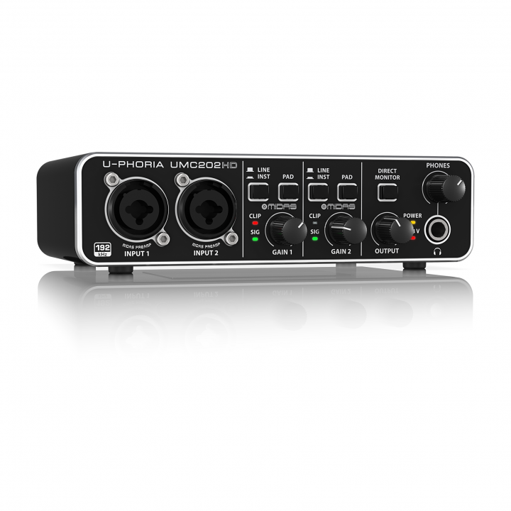 Behringer U-PHORIA UMC202HD - interfejs audio USB