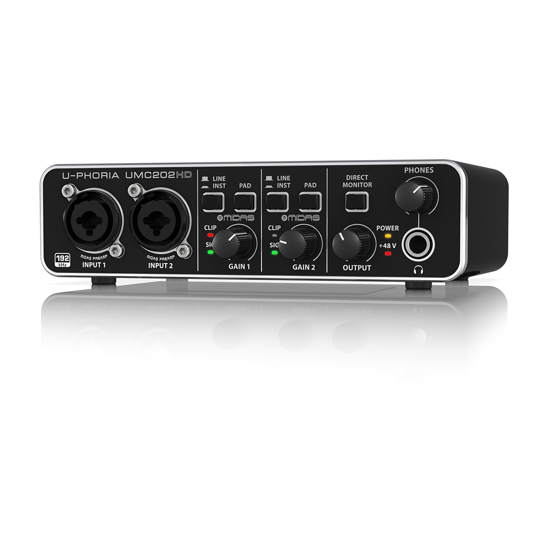 Behringer U-PHORIA UMC202HD - interfejs audio USB