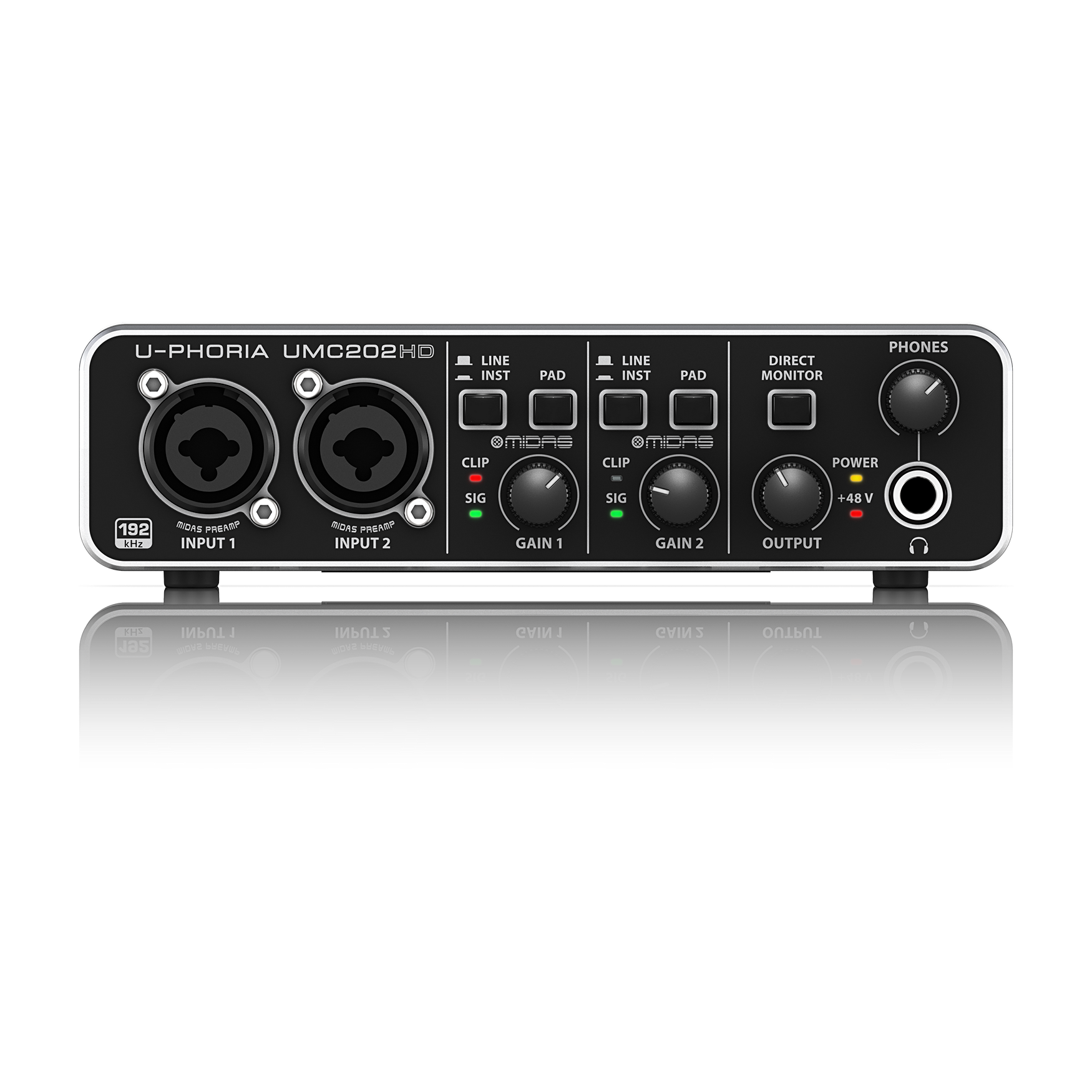 Behringer U-PHORIA UMC202HD - interfejs audio USB