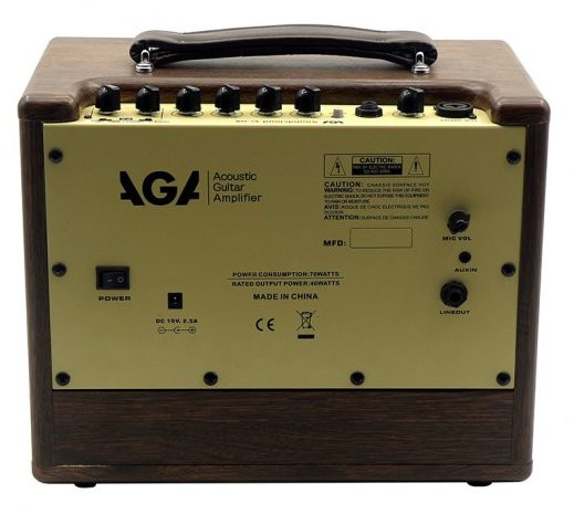 AGA SC40 B - Wzmacniacz do gitary akustycznej