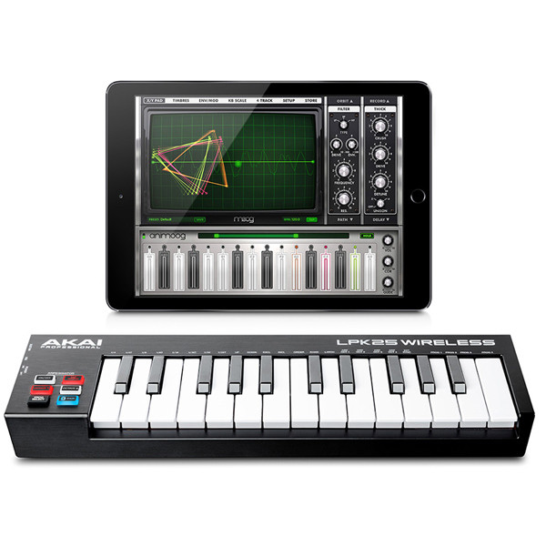 AKAI LPK25 WIRELESS – Mini klawiatura sterująca