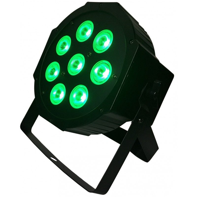 LIGHT4ME TRI PAR 8x9W RGB - Refletor PAR LED slim płaski czarny
