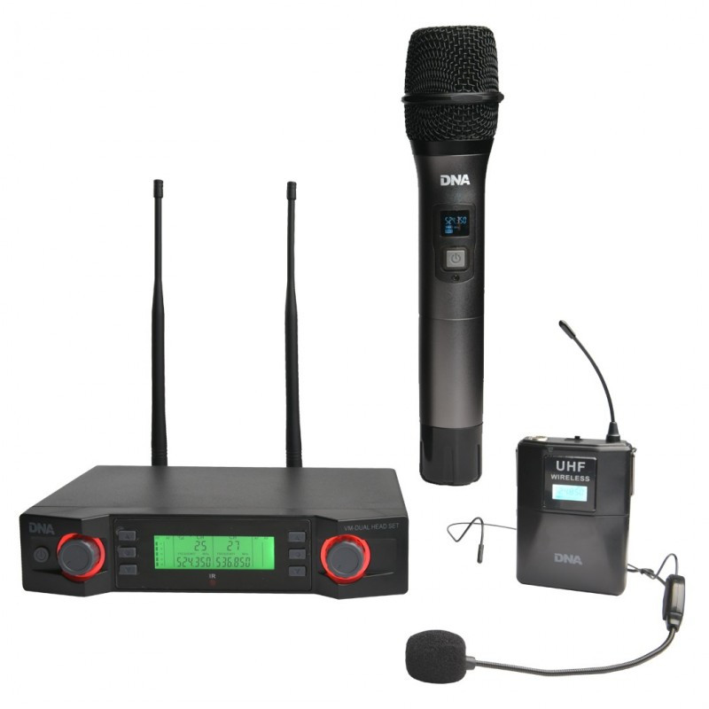 DNA VM DUAL VOCAL & HEAD SET - podwójny zestaw mieszany