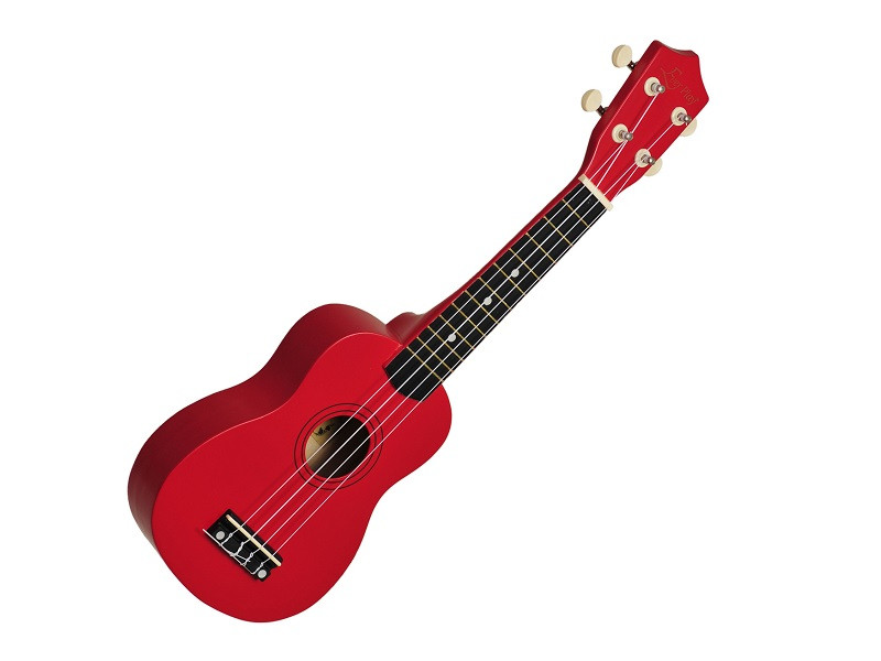 Ever Play Rainbow UK-21 Red Matt - Ukulele sopranowe