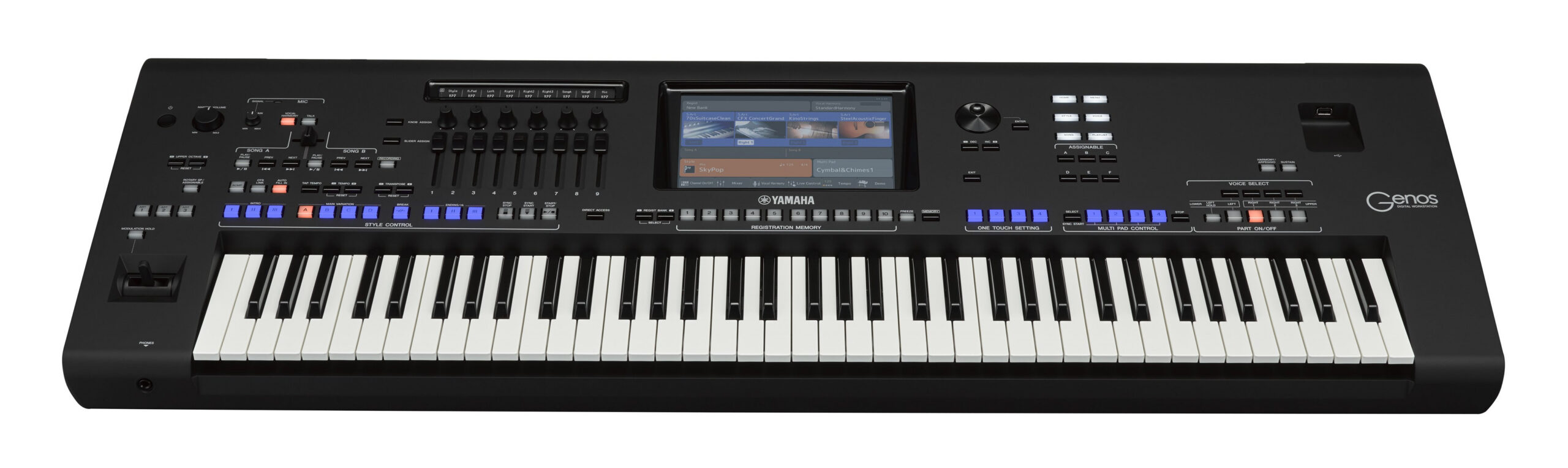 Yamaha GENOS - profesjonalny keyboard aranżer workstation
