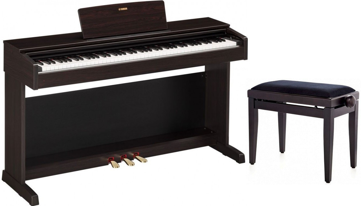 Yamaha YDP-145R - Pianino cyfrowe z ławą