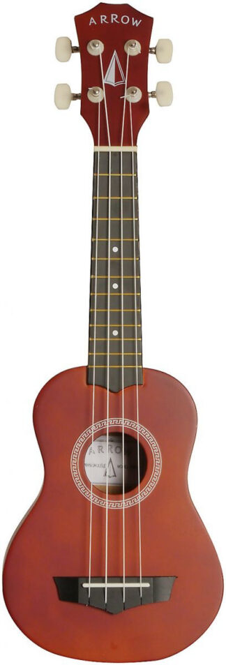 Arrow PB10 NT Natural Dark Top - ukulele sopranowe z pokrowcem