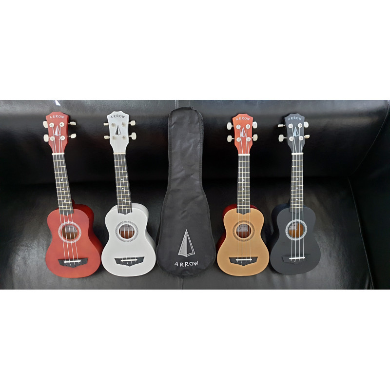 Arrow PB10 BK - ukulele sopranowe z pokrowcem