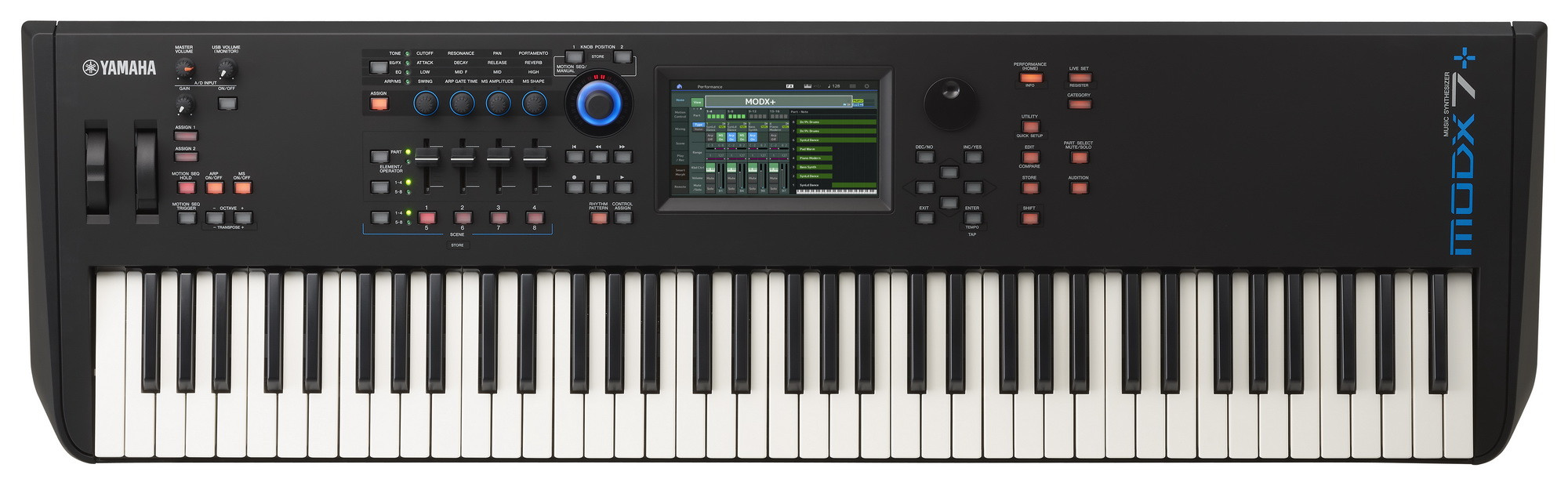 YAMAHA MODX 7+ Syntezator z klawiaturą 76 klawiszy