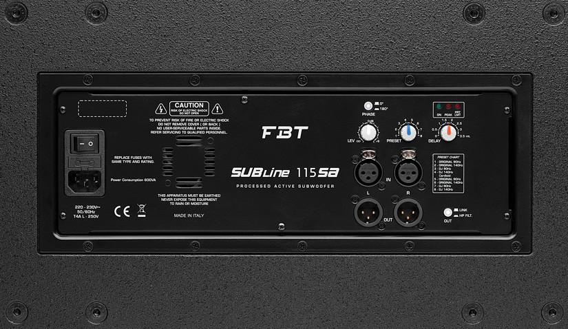 Kolumna Aktywna Niskotonowa FBT Subline 115 SA