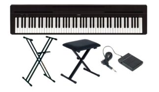 Yamaha P-45B Pianino cyfrowe P45B ze statywem i ławką w komplecie
