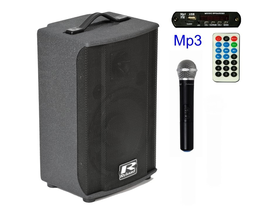 Box Electronics BSS-200 - przenośna kolumna z akumulatorem i mikrofonem UHF