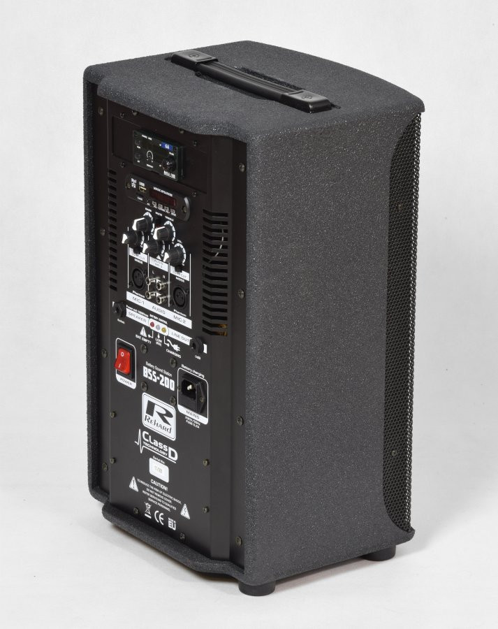 Box Electronics BSS-200 - przenośna kolumna z akumulatorem i mikrofonem UHF
