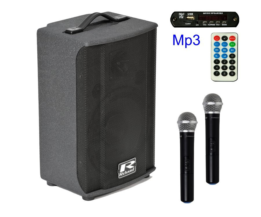 Box Electronics BSS-200 - przenośna kolumna z akumulatorem i mikrofonem UHF