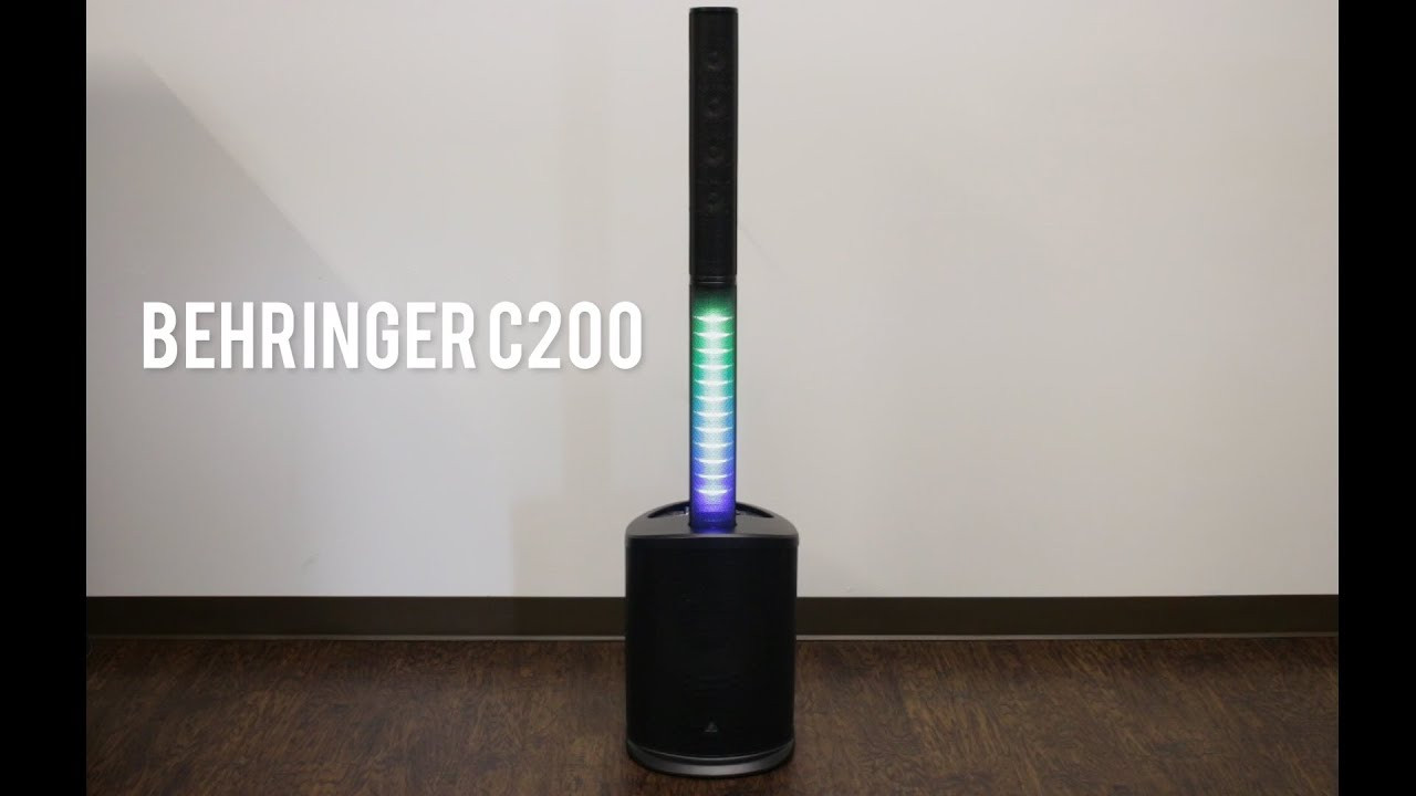 Behringer C200 - słupkowy zestaw nagłośnieniowy z LED