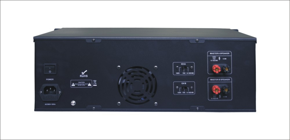 RH SOUND SY-2400 - Wzmacniacz 2x 400Watt z mikser/BT/MP3/