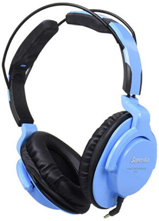 SuperLux HD661 Blue - zamknięte słuchawki nauszne