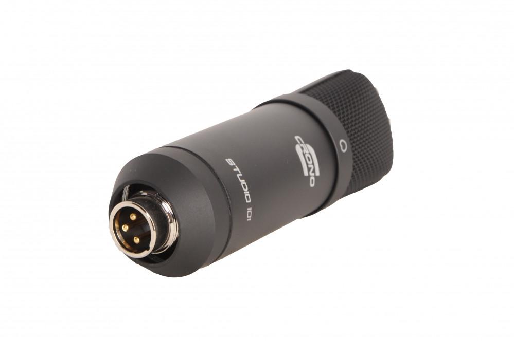 Crono Studio 101 XLR BK Mikrofon wielkomembranowy - pojemnościowy, USB do komputera