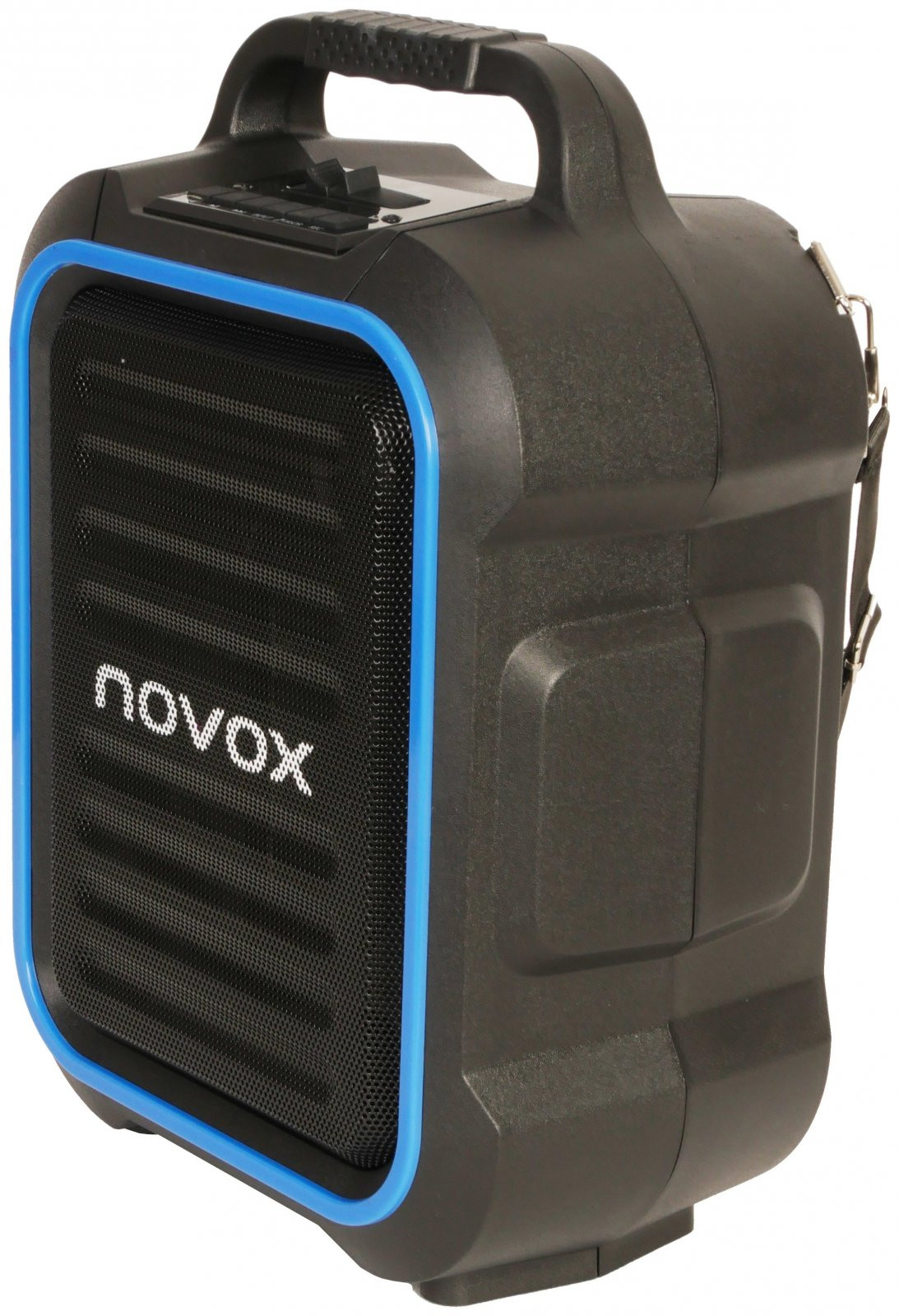 NOVOX Mobilite Green - Kolumna zprzenośna z akumulatorem łączność BT, port USB/SD i mikrofon
