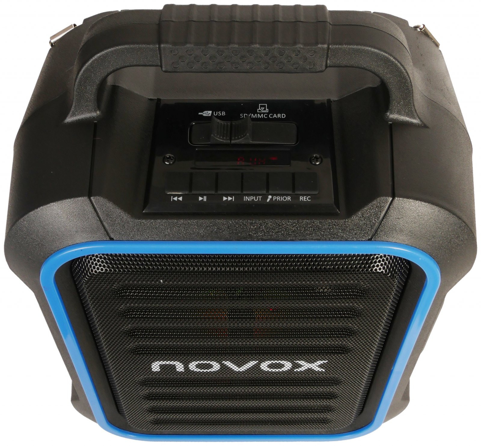 NOVOX Mobilite Green - Kolumna zprzenośna z akumulatorem łączność BT, port USB/SD i mikrofon