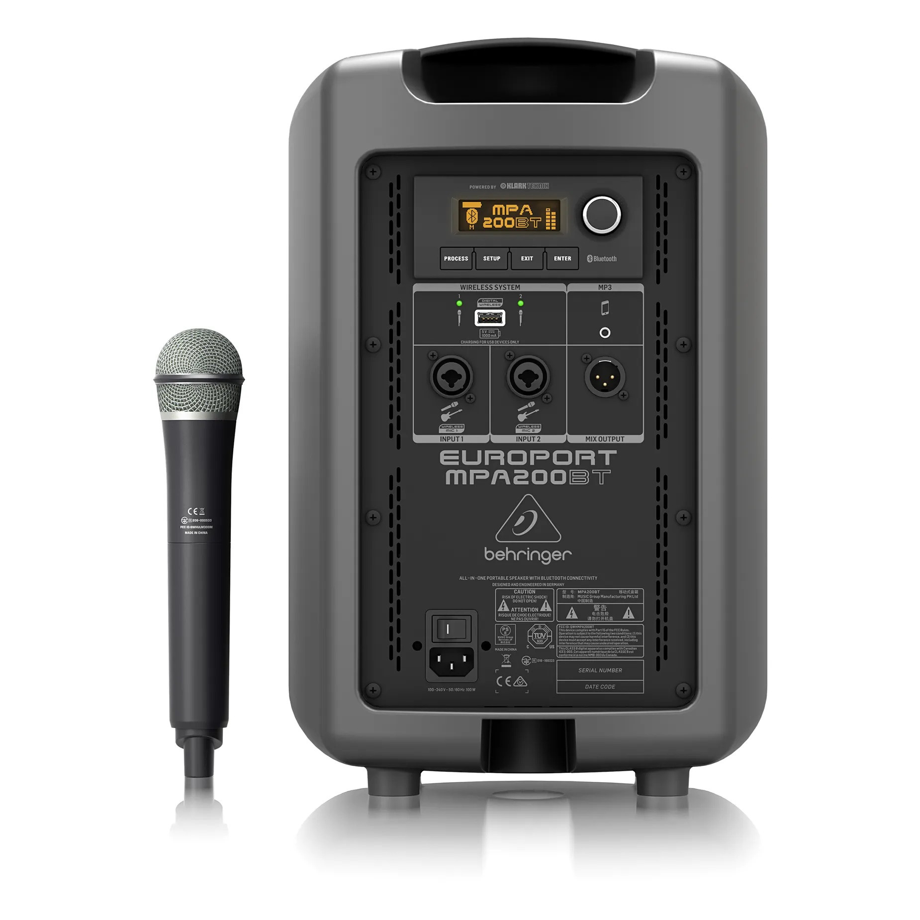 Behringer MPA 200 BT kolumna aktywna 200W z Bluetooth i akumulatorem